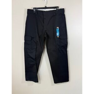 NWT Dickies Cargo Pants Men's 42x32 Black Relaxed Straight Workwear Utility